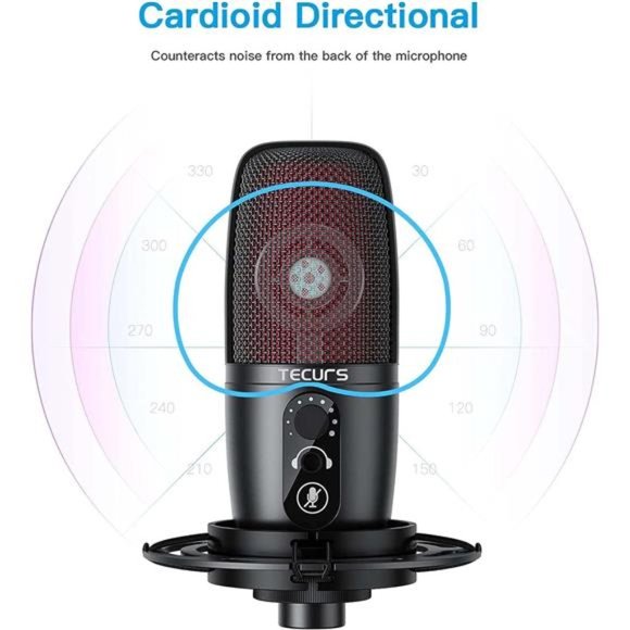 USBMicrophone,Condenser Microphone Kit for Computer,Podcast Mic Set,PC Condenser - Picture 3 of 6